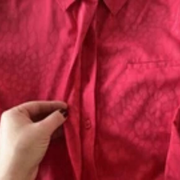 Athleta Urbanite Textured Top, Matador Red Blouse - Small/Petite - Picture 4 of 10